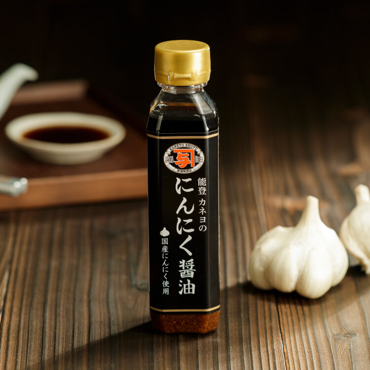 能登カネヨのにんにく醤油 イメージ