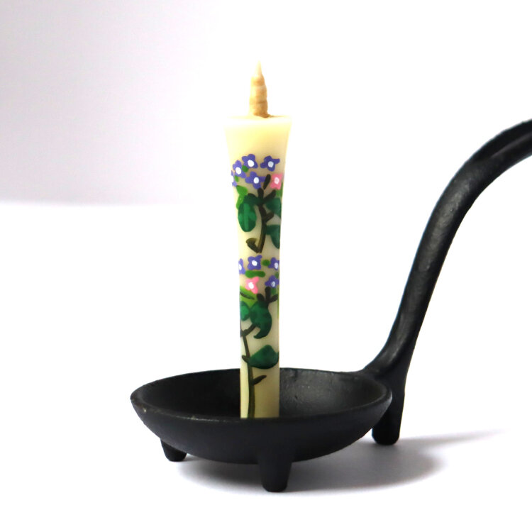 手描き絵ろうそく四季あかり イメージ