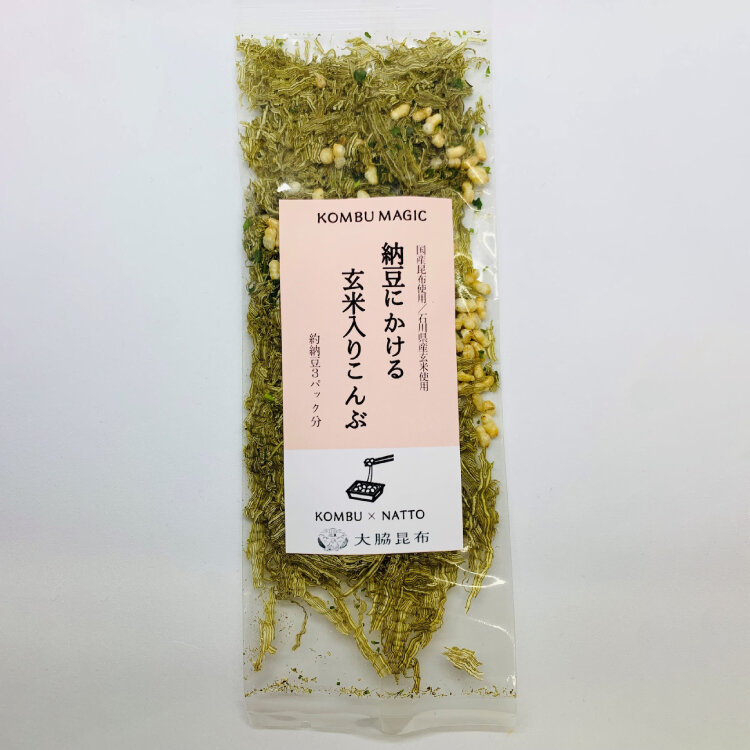 納豆にかける玄米入りこんぶ